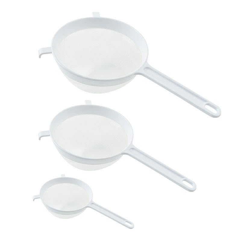 Tamiz De Filtro De 3 Piezas, Filtro De Plástico, Filtro De Cocina, Filtro De Malla Fina, Suministros De Cocina, Filtro Doméstico Pequeño
