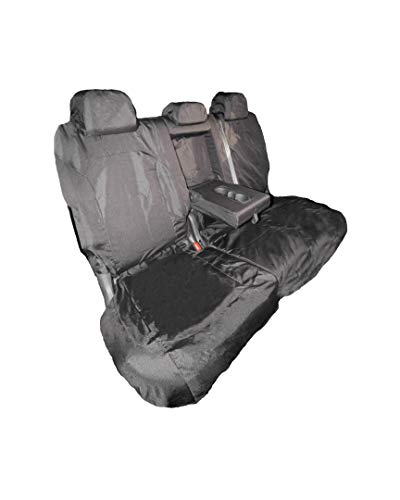 Town & Country - Juego de fundas de asiento resistentes a prueba de agua para Volkswagen Touareg R-line (2010-2018), color negro