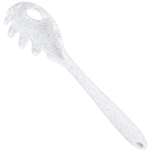 KICHOUSE Practical Pasta Serving Measure Silicone Noodle Spoon Slotted Scoop Versatile Kitchen Strainer