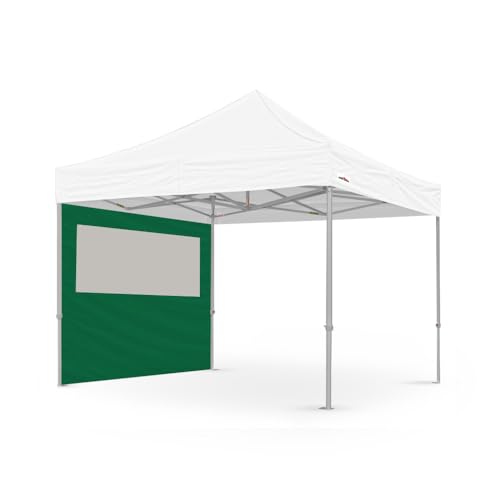 Plain Canopy Tent PVC Window Wall (Green, 10ft)