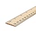 60 Pack Wooden Ruler 12 Inch Rulers Bulk Wood Measuring Ruler Office Ruler 2 Scale