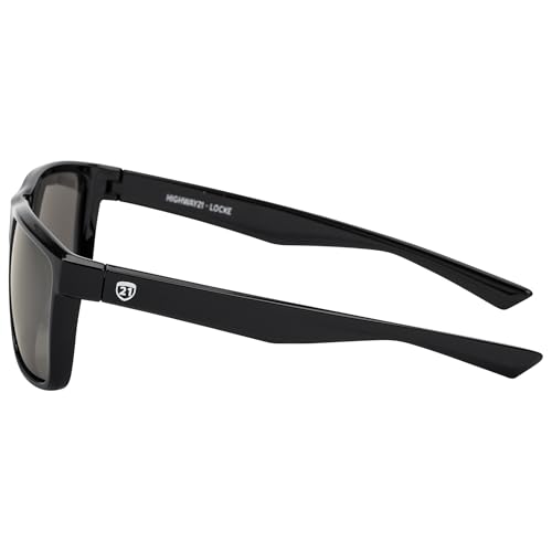 Highway 21 Locke Sunglasses Black Oleophobic Hydrophobic Coating2