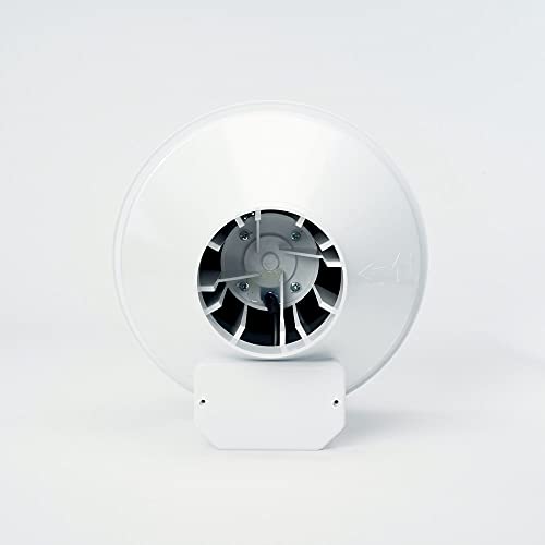 Image of Fantech Radon Fan 4.5 inch Duct - 90 CFM, 12 Volts, 3-Pin, Compatible with Desktop, Server, Gaming Console