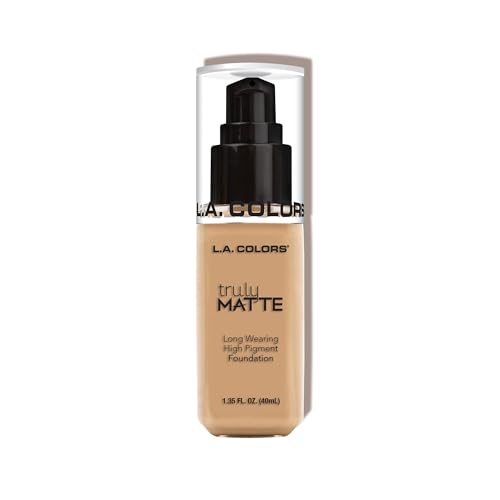 L.A. COLORS Truly Matte Foundation, Natural CLM352