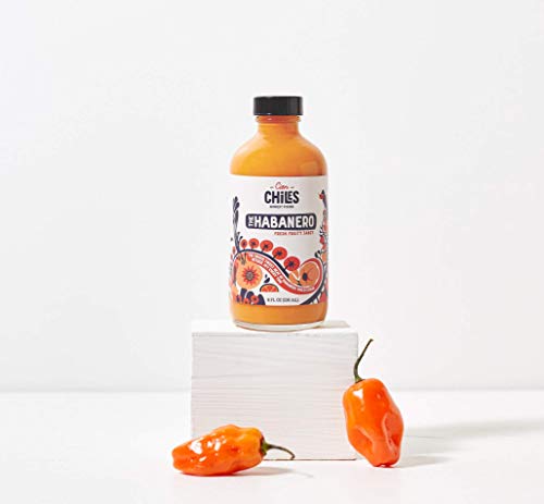 Cien Chiles The Habanero & The Jalapeno All Natural Hot Sauces Non Gmo Gluten Free Vegan Keto 8 Oz Bottles #TOP2