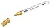Produktbild Kreul 16415 - Glass & Porcelain Pen Metallic medium, gold, formstabile Rundspitze, Strichstärke ca. 2 - 4 mm, Porzellanmalstift mit brillanter, metallischer Farbe auf Wasserbasis, lösemittelfrei
