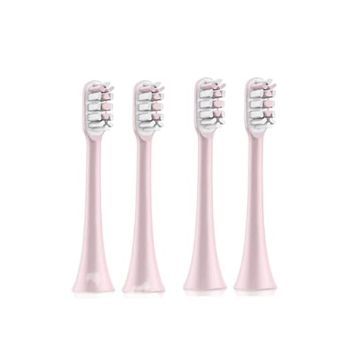 2/4PCS�d�����u���V�w�b�h�����p�ASOOCAS X1 X3 X3U X5���u���V�����p�w�b�h�ƌ݊�������(Pink 4 pcs)