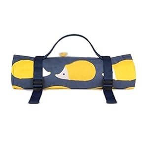 Waterproof Foldable Beach Blanket Portable Picnic Mat Comfortable Picnic Blanket Suitable for Camping Can Sit 4-6 People (Color : Yellow)