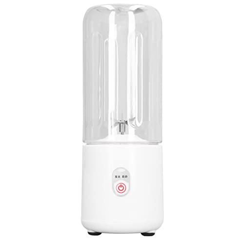 Generic Blender Portatile, 6 Lame Multifunzionale, Facile da Pulire, Potente, Facile da Usare, Mini Miscelatore di Frutta Domestica (WHITE)