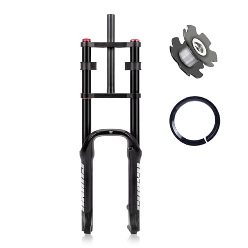 20 inch Fat Tire Forks BMX Air Suspension Fork 20x4.0 eBike Front Fork Mountain Bike Forks...
