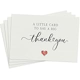 28 Pack 350GSM Thank You Cards with Envelopes, Glitter Heart Premium Greeting Cards, Pefect for Weddings, Baby Showers, Teacher Appreciation, Graduation, Small Business Gifts, Holiday & Thank You Notes