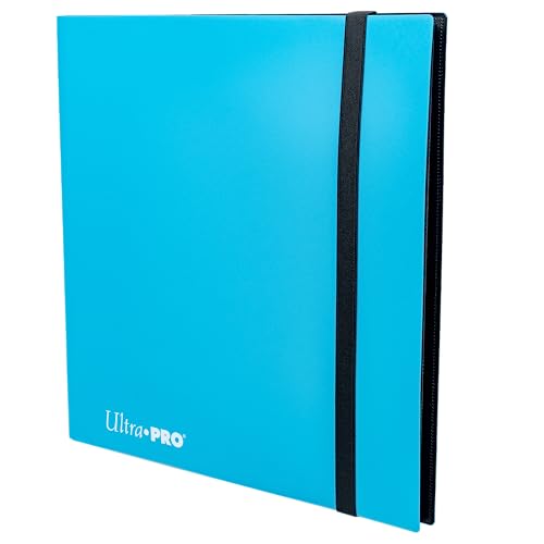 Image of Ultra Pro ULP16141 Binder 12 Pocket PRO Eclipse Card Accessories Sky Blue