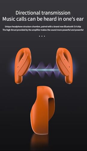 Image of H585 OWS Open Ear Wireless Earbuds | ENC Mic for Crystal-Clear Calls | 30hr Playtime with Type-C Fast Charging | BT5.4 Gaming Bluetooth Earphones | Touch Control Sports Headphone (Purple)