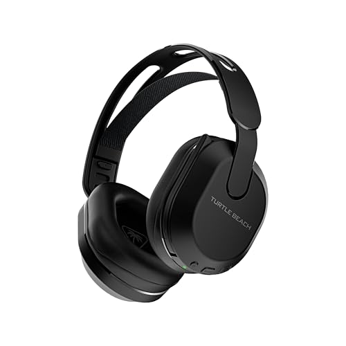 Image of Turtle Beach Stealth 500 Wireless Gaming Headset for PC, PS5, PS4, Mobile | PlayStation, PS4, Bluetooth, 40mm Drivers, Rechargeable 40-Hr Battery, Flip-to-Mute Mic, Memory Foam, Lightweight, Black