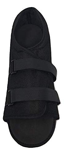 Vakly Post OP Shoe - Lightweight with Adjustable Strap – Post Surgical Boot [Men's Shoe Size 6-8] Broken Toe/Foot Fracture - Fits Right and Left Foot (Male - SMALL)
