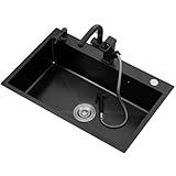 pistolet calibre 7 65 Grande capacité : l'évier est fabriqué en acier inoxydable SUS304, nano-revêtement, antibactérien et résistant à l'usure. L'évier mesure 20 cm de profondeur et a une grande capacité. Profitez pleinement de l'espace et placez facilement diverses casseroles et poêles.