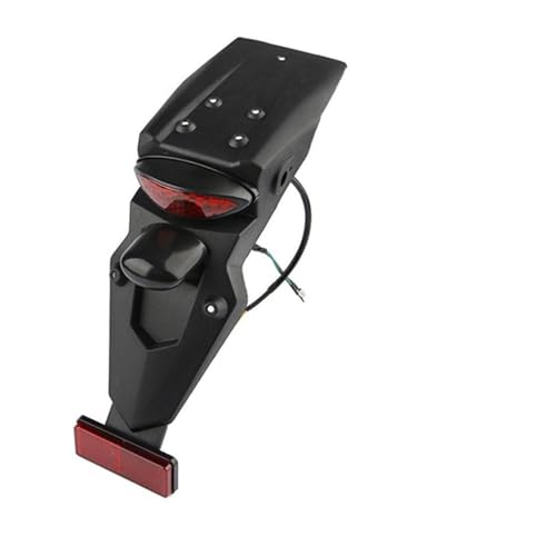 Éclairage plaque LED super lumineux et feu arrière garde-boue moto