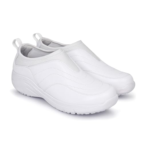 Hawkwell Women's Slip On Lightweight Nursing Shoes Slip Resistant Comfortable Medical Work Shoes - Image 6