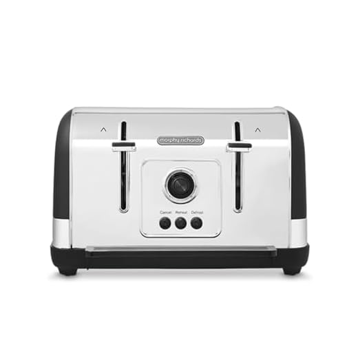 Morphy Richards Venture 4 Slice Toaster - Negro