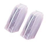 HEALLILY 2 fundas transparentes de Peva para ropa, a prueba de polvo, para trajes, vestidos, abrigos, organizador de almacenamiento, uso doméstico, resistente al agua, bolsa protectora