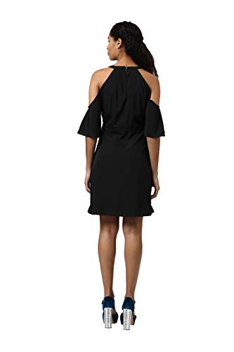 Image of Harpa Women's Polyester Fit and Flare Knee-Length Dress Pack of 1