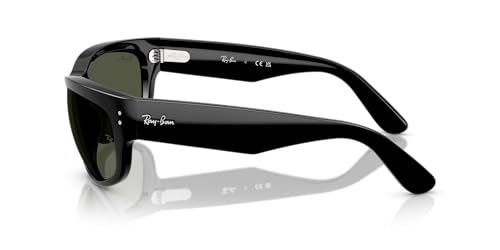 Ray-Ban RB2289 Mega Balorama Sunglasses, Black/Green, 60 mm - image 3