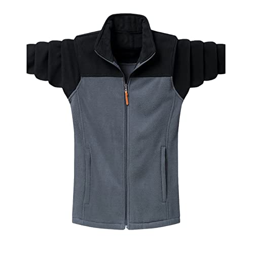 Manteau homme contre le froid et vent veste hiver polaire douce coupe-vent
