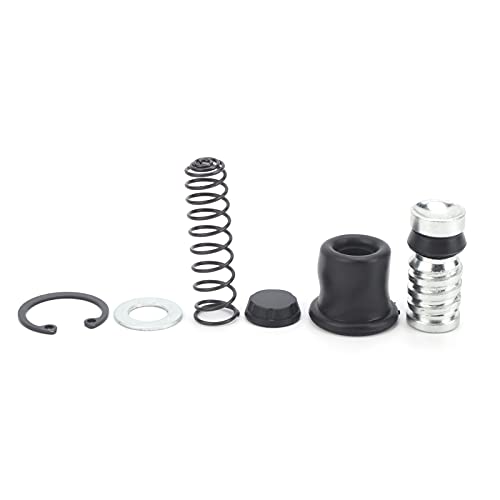 Kit de reparación de émbolo de pistón de bomba de freno de embrague de motocicleta de 14 mm Reparación de cilindro maestro de freno trasero de aleación de aluminio apto para motocross y scooter