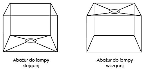 Paralume 320 x 120 x 200 mm base x altezza |