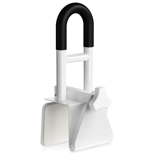 Songsoso Bathtub Safety Rail: Shower Grab Bar Handle for Seniors, Elderly, and Disabled, Fits 3.1 to 6.7 Inch Tub Walls, Bathroom Safety Bars with Non-Slip Grip, Supports 300 lbs