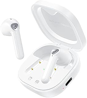 SoundPEATS TrueAir2 Wireless Earbuds Bluetooth V5.2 Headphones Wireless Earphones with Qualcomm QCC3040 TrueWireless Mirroring 4-Mic cVc 8.0 Total 25 Hours (White)