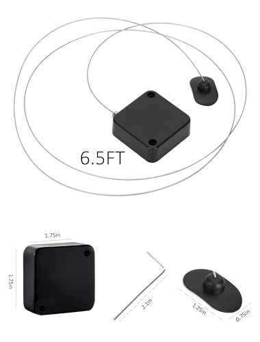 image for Fancat 4Pack Remote Control Tether, 6.5 Ft Remote Control Leash, Retra