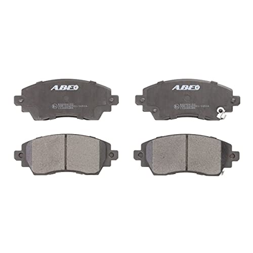 Abe Kit Pastiglie Freni Anteriore Con Segnalatore Acustico Usura | Low-Metallic C12085Abe