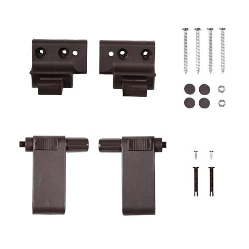 YUCKMZ Dachfenster Griffhebel Griffkonsole Set AF/BA 4stk Ersatzteil Kompatibel mit Braas Atelier-Fenster Braun