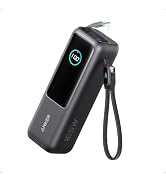 Anker 165W 25000mAh Laptop Powerbank mit 70cm ausziehbarem Kabel | 3 USB-C Ports, mit Trageband, ...