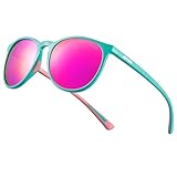 Jefoo Classic Polarized Sunglasses for Women & Men - Retro Trendy UV400 Protection for Running Driving & Outdoor Sports