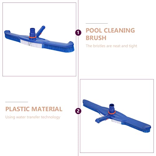 LIOOBO Escova de cabeça para piscina 50 cm para azulejos de parede escova de limpeza de piso para li