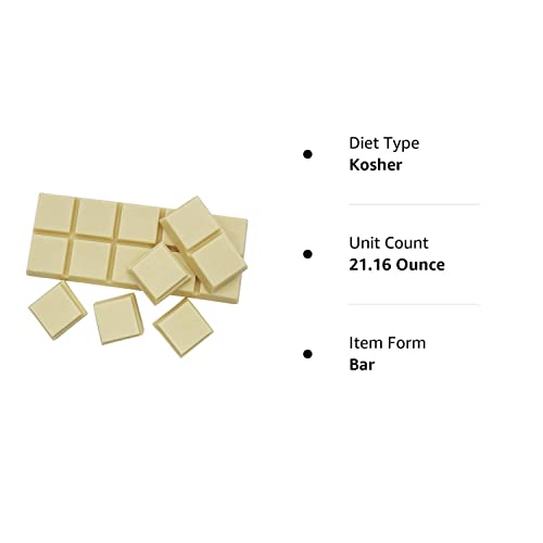 Vegan Baking Chocolate Melting Bar - Non Dairy Kosher Easy Malting Chocolate Bar - 10 Pieces Of 30-Gram Per Bar Easy To Break - 2 Packs Of 300-Gram - By King David #TOP4