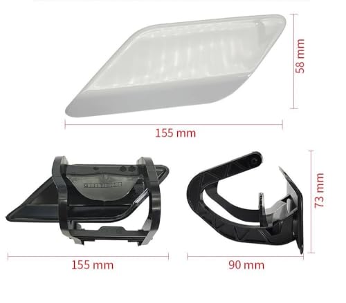Cache de lave-glace 2128600108 Mercedes E200-E300 protection pare-chocs