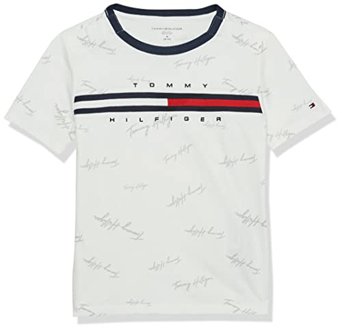 Tommy Hilfiger Boys' T Shirt with Velcro Brand Closure at Shoulders