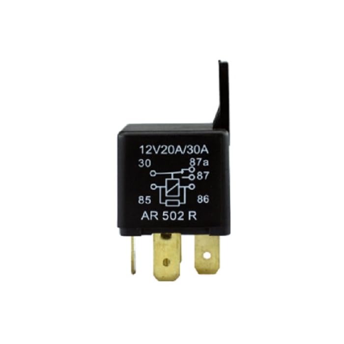 Buy 5Prong ISO Relay 12 Volt 20/30A, SPCO Contact, With Bracket