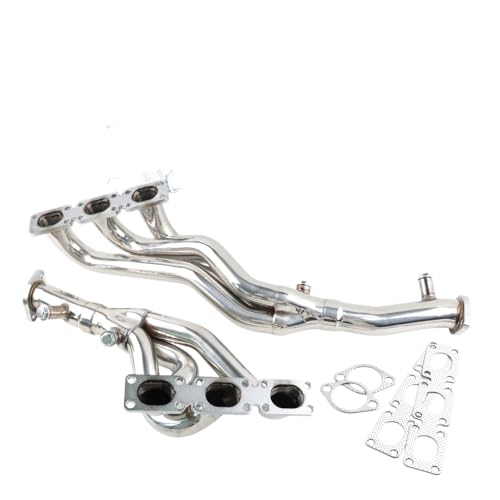 Punta Escape Para BMW Para E46 Para 323i E36 320i Sistema De Escape Colector De Escape De Acero Inoxidable 201 Tubo Cola Coche