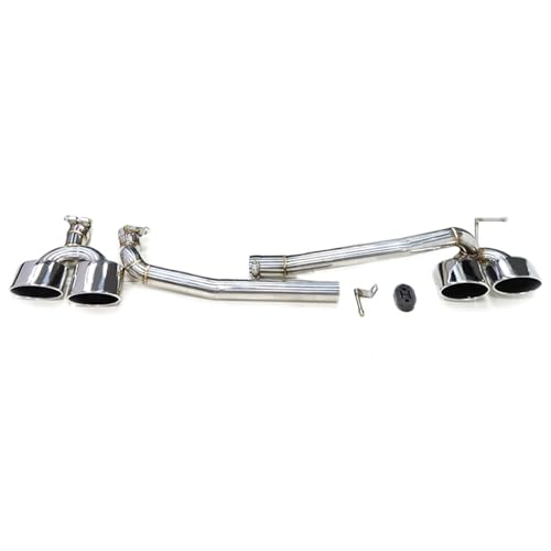 Buse ovale tuyaux d'échappement Benz W204 C200 C180 C260 2008-2013 embout voiture argent 22cm