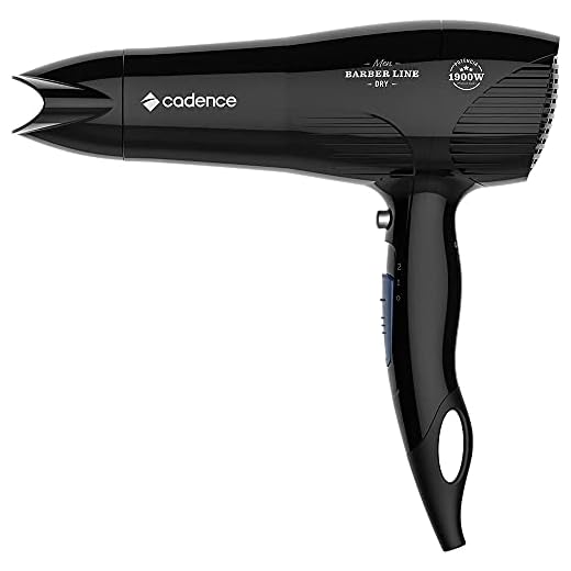 Secador de Cabelo Cadence Barber Line Dry, 110V, Preto, 1900W, SEC520