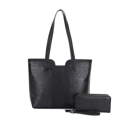 JESSIE & JAMES | Cassidy Tooled Women Concealed Carry Tote