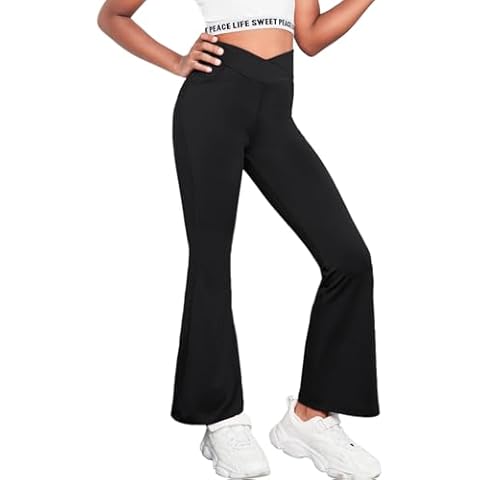 Arshiner High Waisted Flare Leggings for Girls Cover