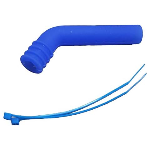 CPV 51883N 1/8 Scale RC Nitro Engine Exhaust Pipe Silicone End Deflector Navy Blue 10mm Cover