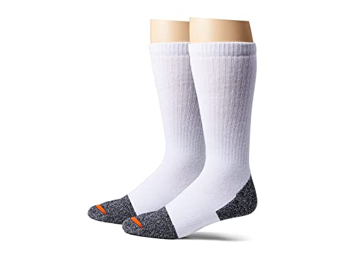 Merrell Men's and Women's Cotton Safety Work Crew Socks-2 Pairs-Breathable Blister Prevention