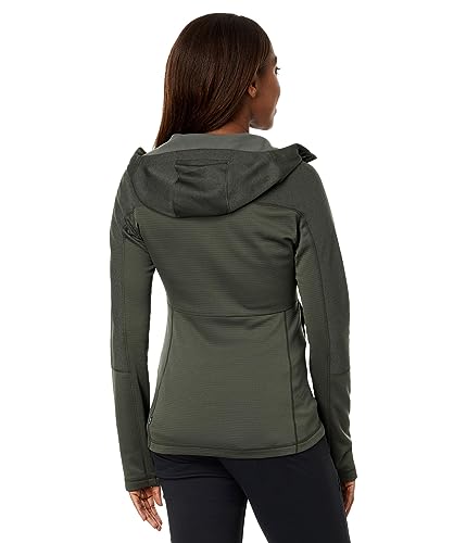 Fjällräven Damen Abisko Trail Fleece Jacke, Deep Forest, XL