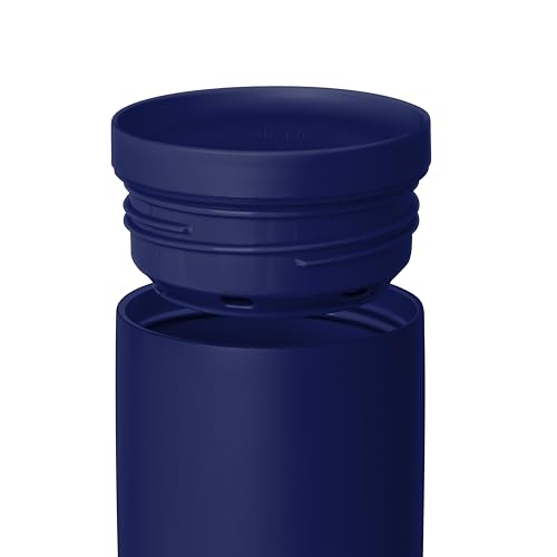 Image of Simple Modern Travel Coffee Mug Tumbler with 360 Lid | Ceramic-Lined Insulated Stainless Steel Cold Brew Iced Coffee Cup | Gifts for Women Men Her Him | Voyager Signature | 16oz | Into the Night
